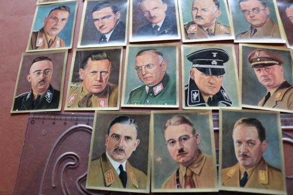 35 seltene Sammelbilder - Wer führt das Dritte Reich ?